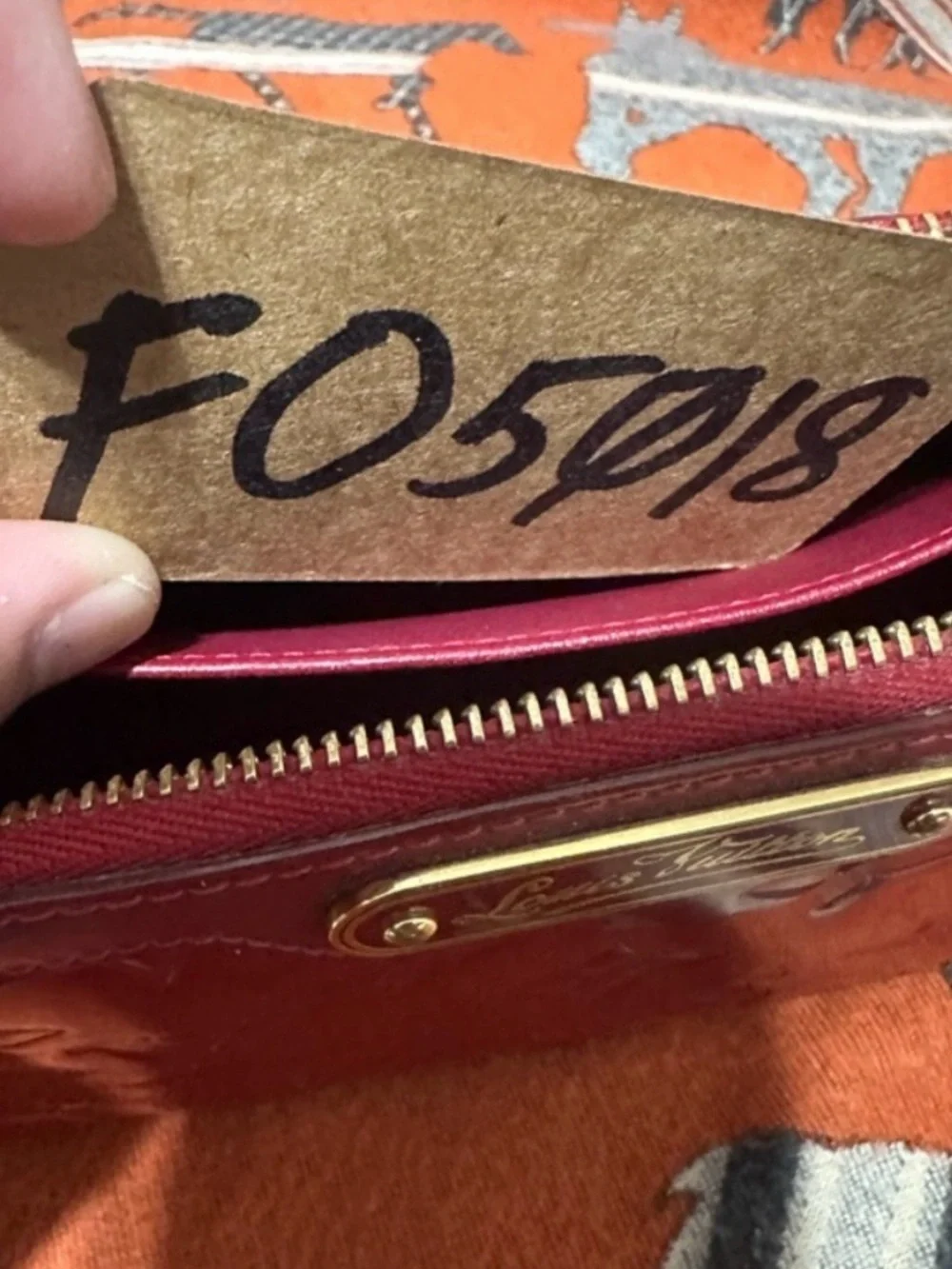 Louis Vuitton Red Pomme d’Amour color Monogram Patent Leather handbag